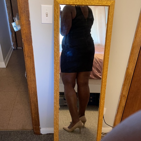 Black & Silver Halter Dress - Picture 8 of 9